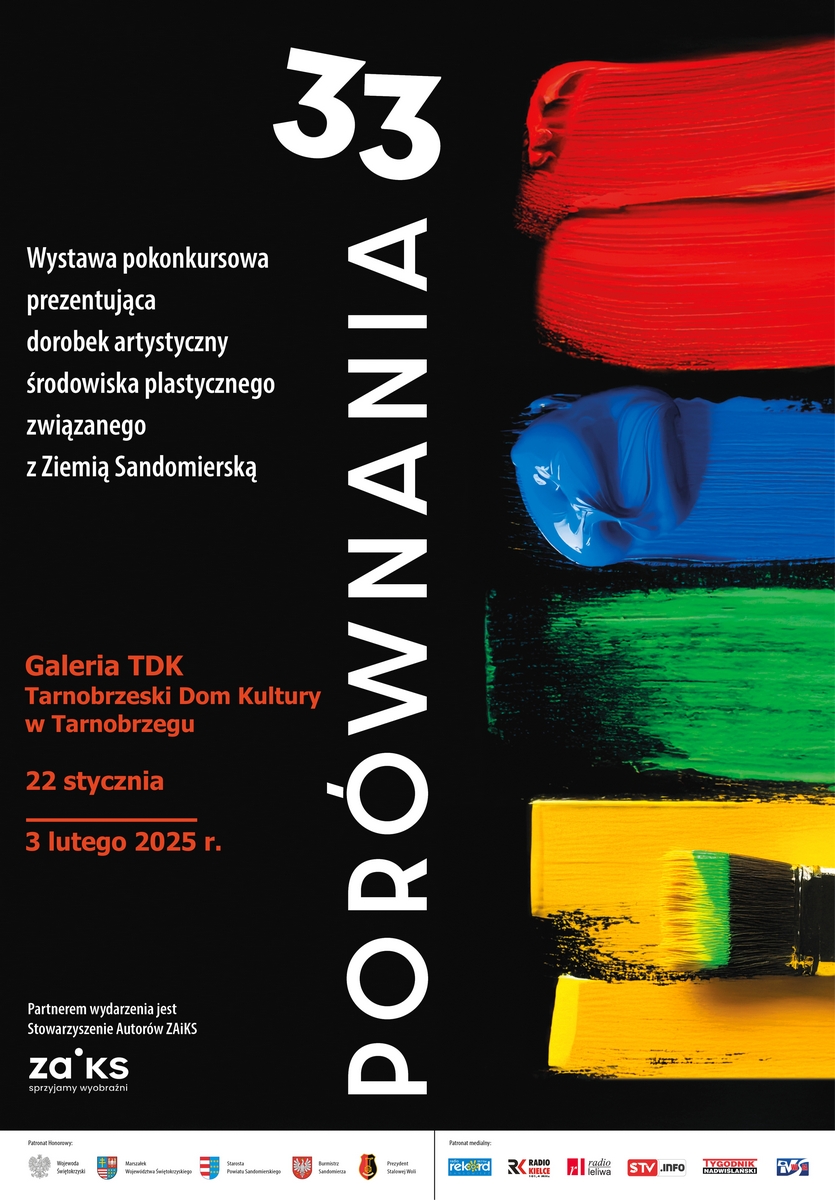 W Tarnobrzeskim Domu Kultury prezentowana jest wystawa pokonkursowa „Porównania 33”.